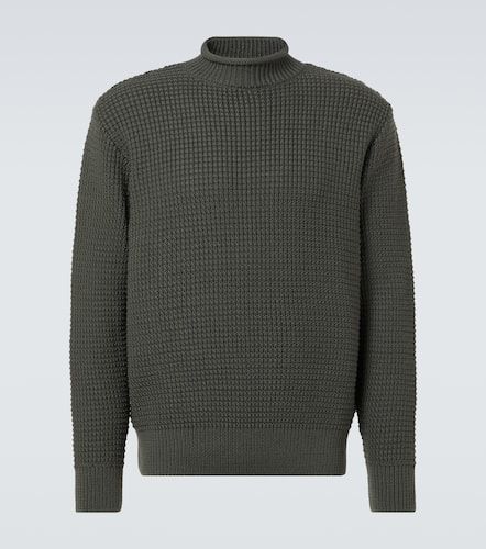 Fisherman waffle-knit wool sweater - Sunspel - Modalova