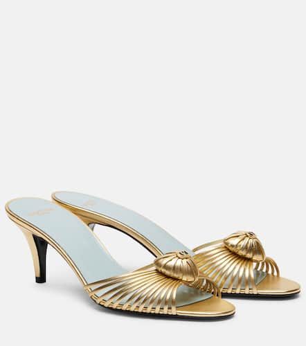 Mules Royal 75 in pelle metallizzata - Valentino Garavani - Modalova