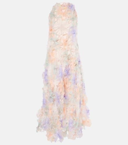 Air-Whirl floral-appliqué maxi dress - Susan Fang - Modalova