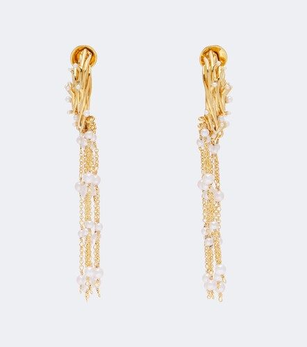 Orecchini pendenti Nest con perle bijoux - Oscar de la Renta - Modalova