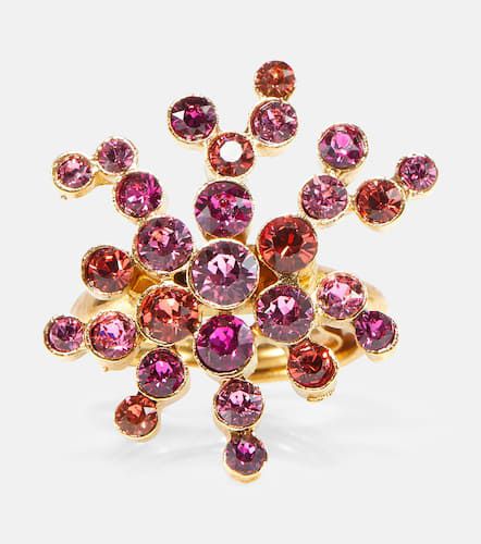 Turbillion crystal-embellished ring - Oscar de la Renta - Modalova