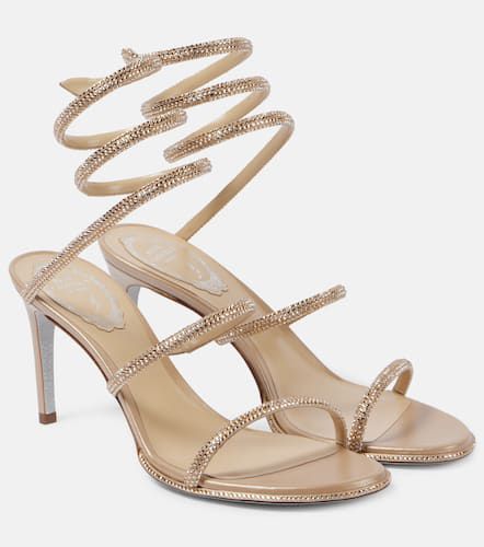 Cleo 80 embellished satin sandals - Rene Caovilla - Modalova