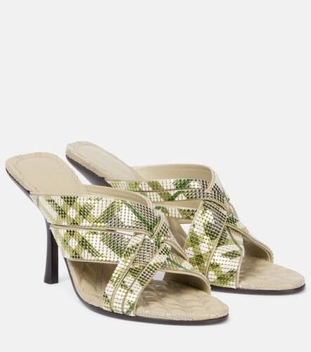 Cabana 90 Check mules - Burberry - Modalova