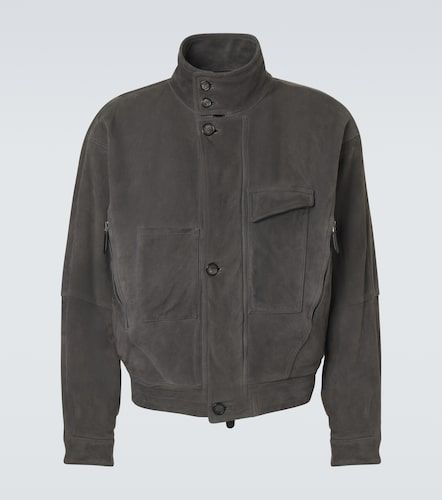 Giorgio Armani Giacca in suede - Giorgio Armani - Modalova