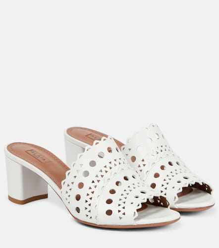 Alaïa Sandalias de piel cortadas a láser - Alaia - Modalova