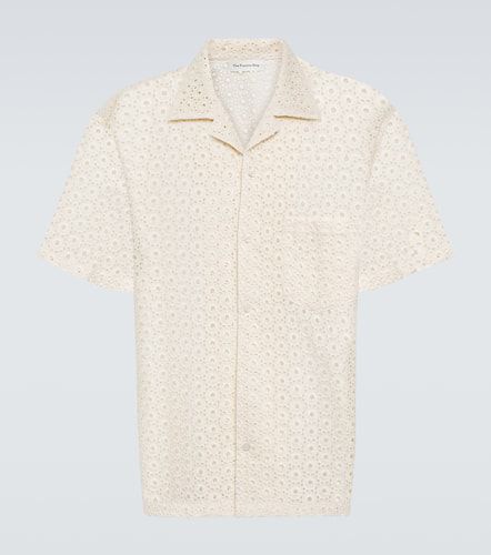 Embroidered cotton bowling shirt - The Frankie Shop - Modalova