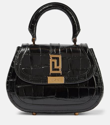 Greca Goddess Mini leather tote bag - Versace - Modalova