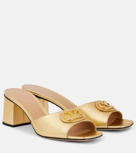 Mules VLogo in pelle metallizzata - Valentino Garavani - Modalova