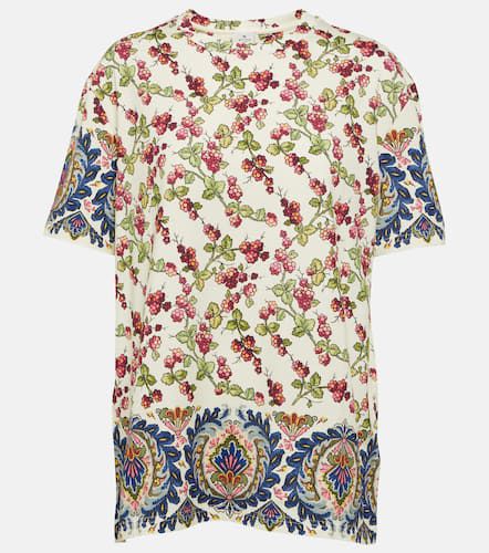 Etro Camiseta de algodón estampada - Etro - Modalova