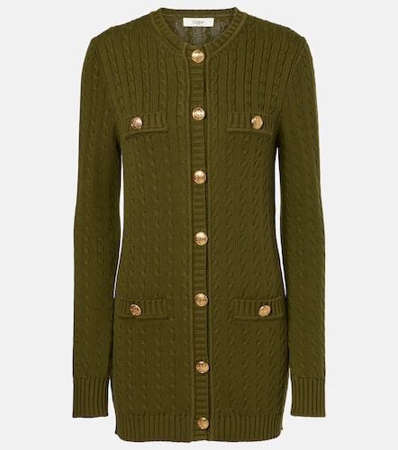 ChloÃ© Cable-knit cotton cardigan - Chloe - Modalova