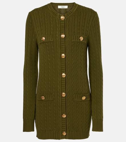 ChloÃ© Cable-knit cotton cardigan - Chloe - Modalova