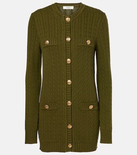 Chloe Cable-knit cotton cardigan - Chloe - Modalova
