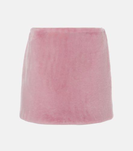 Prada Shearling miniskirt - Prada - Modalova