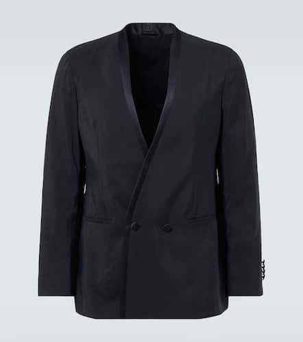 Blazer aus einem Seidengemisch - Giorgio Armani - Modalova