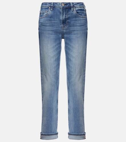 Girlfriend mid-rise straight jeans - AG Jeans - Modalova