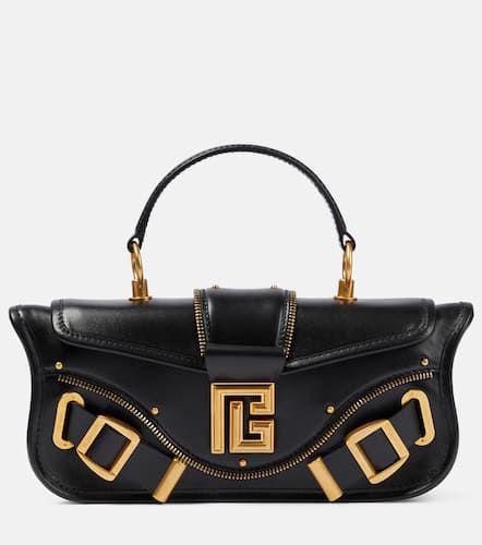 Blaze Small leather shoulder bag - Balmain - Modalova