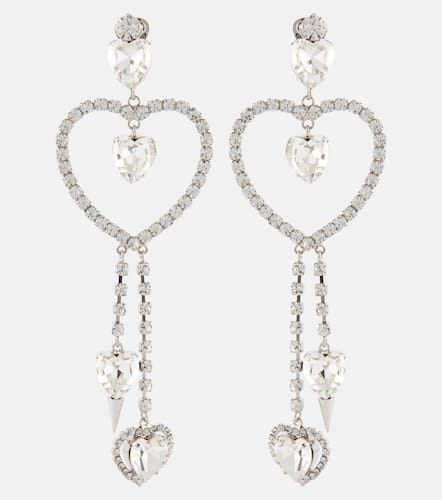 Embellished pendant earrings - Alessandra Rich - Modalova