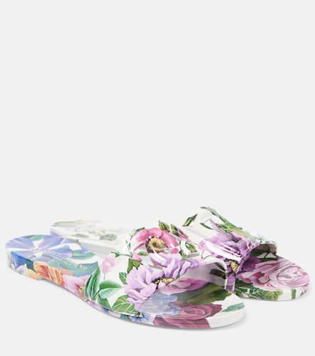 Sandalias DG florales con abertura - Dolce&Gabbana - Modalova