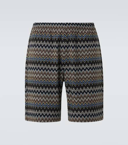 Zigzag cotton Bermuda shorts - Missoni - Modalova