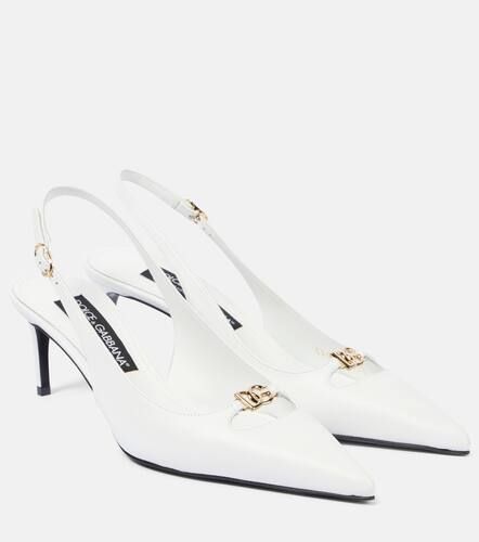 Slingback-Pumps 60 aus Leder - Dolce&Gabbana - Modalova