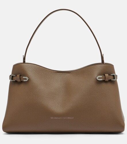Medium leather top-handle bag - Brunello Cucinelli - Modalova