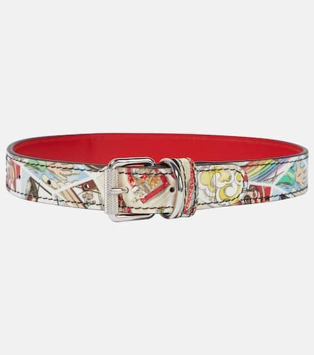 Collar para mascota Loubicollar M de piel - Christian Louboutin - Modalova