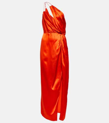 One-shoulder silk midi dress - The Sei - Modalova