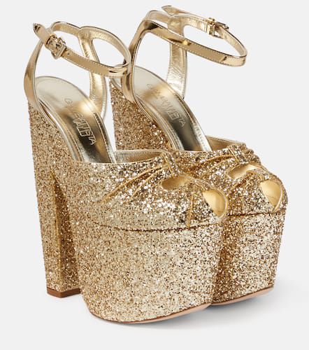 Glitter platform sandals - Giambattista Valli - Modalova