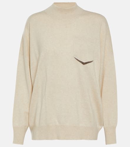 Verzierter Pullover aus Kaschmir - Brunello Cucinelli - Modalova