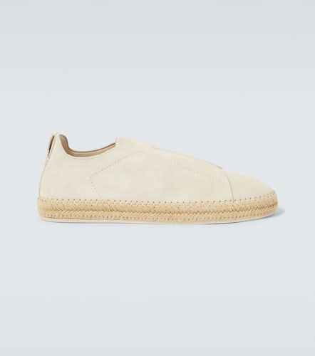 Triple Stitch suede espadrilles - Zegna - Modalova