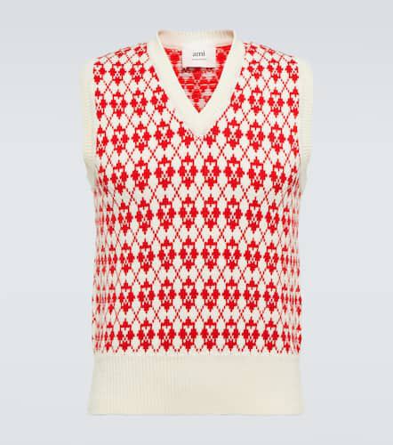 Ami de Coeur wool-blend sweater vest - Ami Paris - Modalova