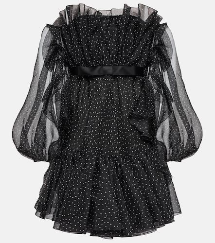 Polka-dot strapless silk mini dress - Giambattista Valli - Modalova