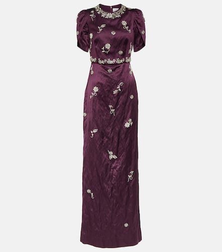 Erdem Verzierte Robe aus Satin - Erdem - Modalova