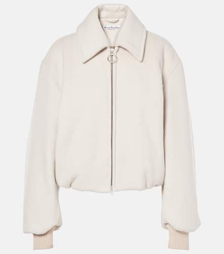 Chaqueta bomber de mezcla de lana - Acne Studios - Modalova