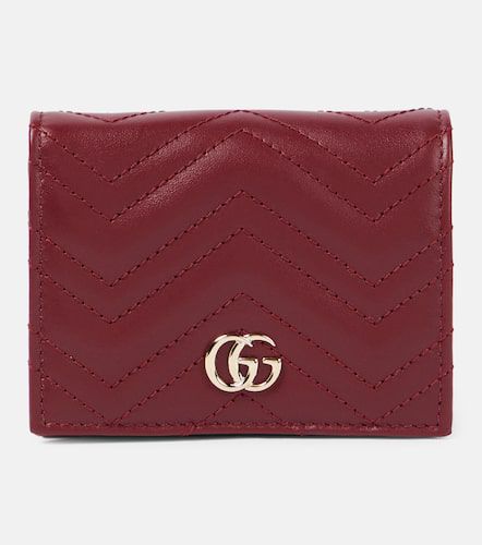 GG Marmont leather card holder - Gucci - Modalova