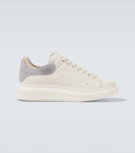 Oversized leather sneakers - Alexander McQueen - Modalova