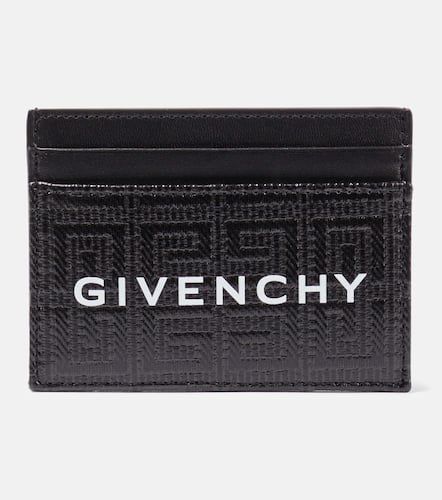 G leather and canvas card holder - Givenchy - Modalova