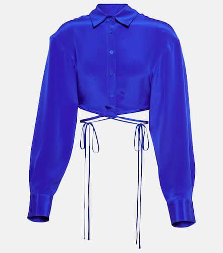 Wraparound silk shirt - Christopher Esber - Modalova