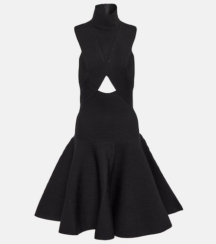 AlaÃ¯a Cutout high-neck minidress - Alaia - Modalova