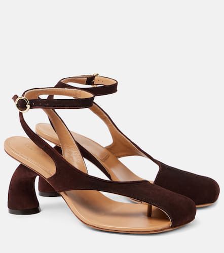 Sandalen aus Veloursleder - Dries Van Noten - Modalova