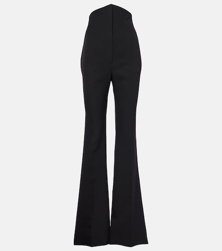 McQueen High-rise wool flared pants - McQueen - Modalova