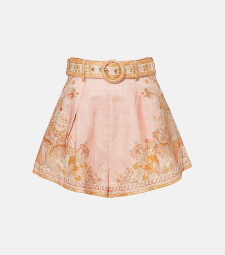 High-Rise-Shorts Acacia Tuck aus Leinen - Zimmermann - Modalova