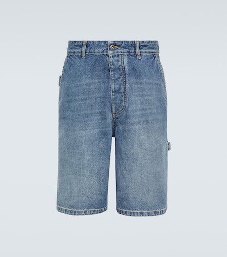Shorts di jeans a vita media - Bottega Veneta - Modalova