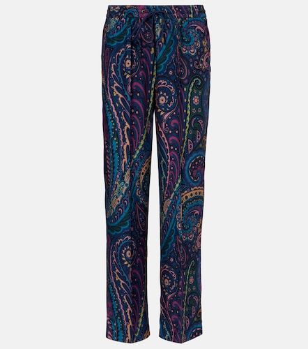Etro Printed straight pants - Etro - Modalova