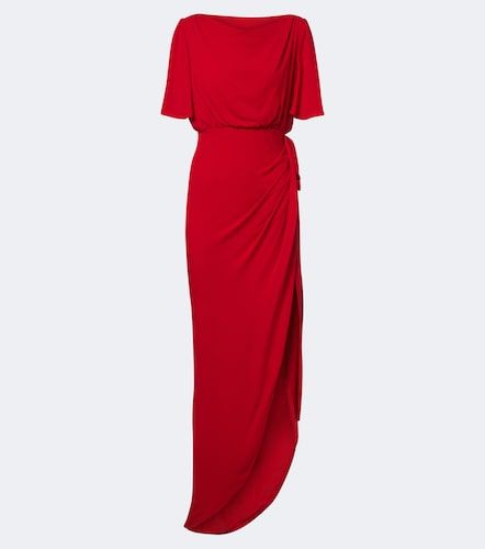 Abito lungo in georgette di seta - Valentino - Modalova
