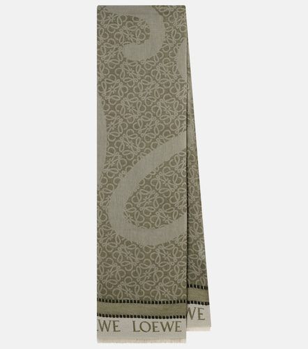 Sciarpa Anagram in jacquard di cotone - Loewe - Modalova