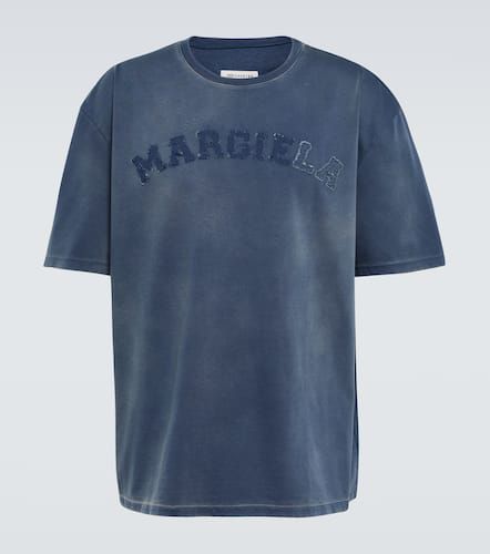 T-shirt in cotone con logo - Maison Margiela - Modalova