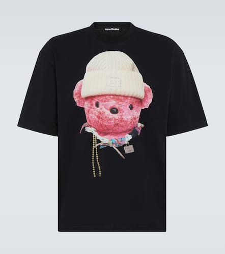 Camiseta de jersey de algodón estampada - Acne Studios - Modalova