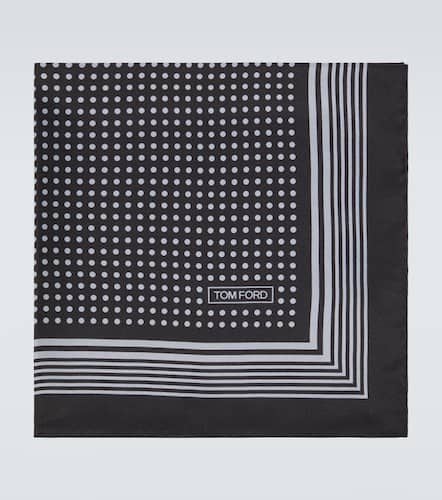 Fazzoletto da taschino in raso di seta - Tom Ford - Modalova