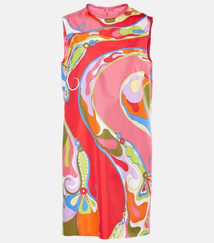 Pucci Orchidee silk twill minidress - Pucci - Modalova